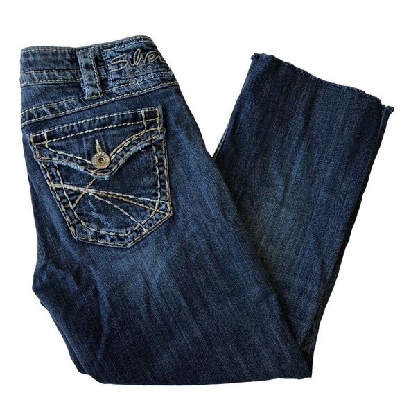 Silver Jeans Cut Off Distressed Capri Jeans - Women’s 30 - Picture 1 of 10